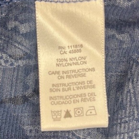 Michael Kors V-Neck Sleeveless Faux Wrap Top Navy Size XS - Picture 4 of 8